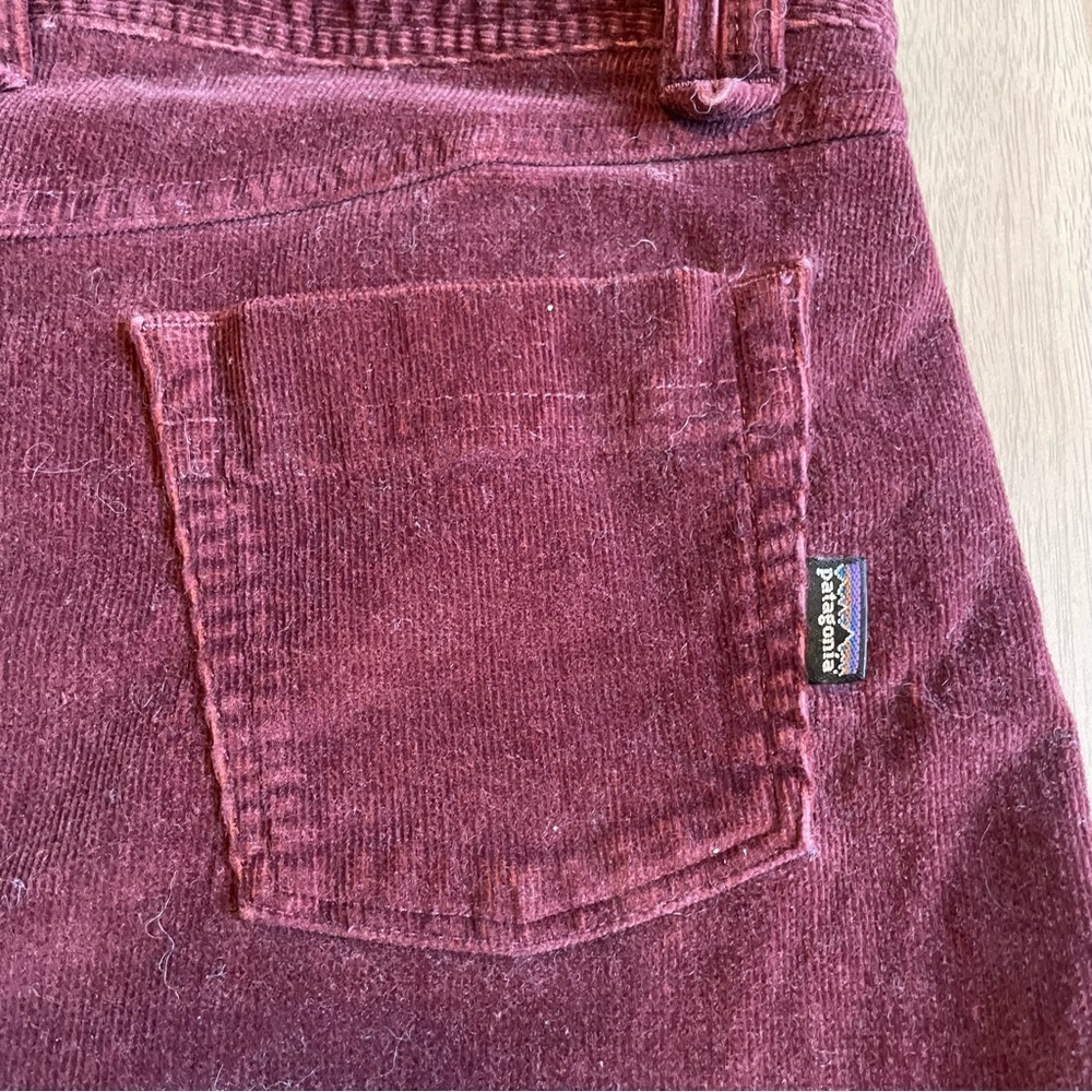 Patagonia Burgundy Corduroy Mini Skirt - Picture 9 of 12
